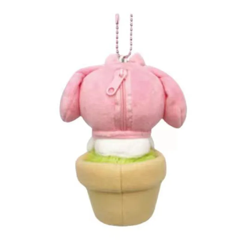 Sanrio Kawaii Hello Kitty knuffel My Melody schattige bloempot serie pluche pop rugzak hanger anime meisje Festival cadeau