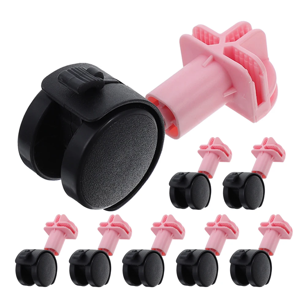 

8 Pcs Cat Cage Sliding Casters Rollers Crate Accessories Transport Wheels Cart Swivel Carrier