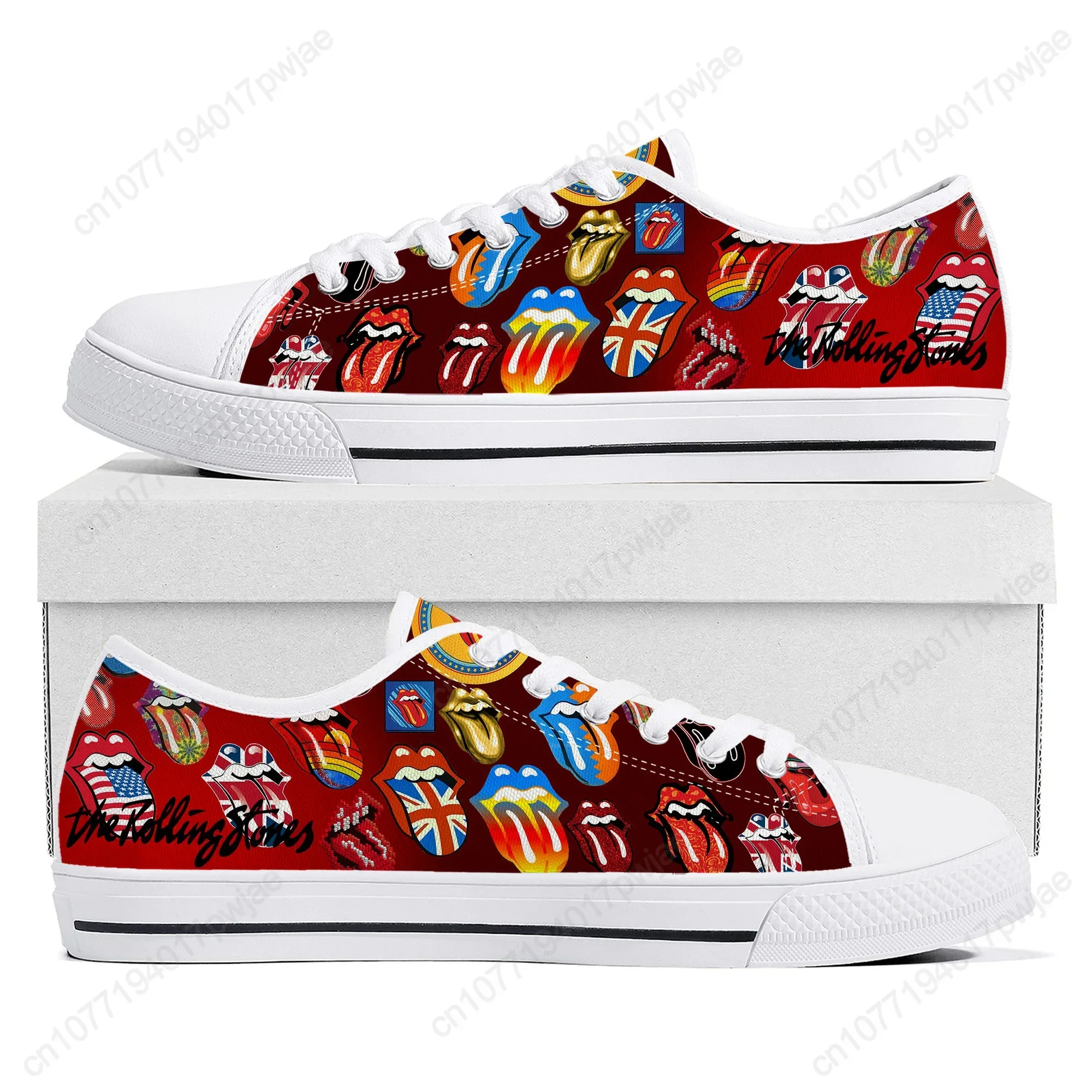 The S-Stones Shoes Low Top Sneakers Mens Womens Teenager High Quality Canvas Sneaker Couple Casual Shoes Customize DIY Shoe