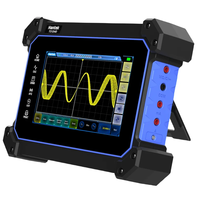 Hantek Touchscreen OscilloscopeTO1154/1204/1254-C/D:Feature-Rich Multimeter, Signal Generator, and Spectrum Analyzer