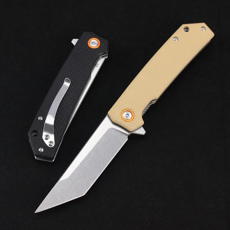 GT0066 Coltello pieghevole tascabile S35VN Lama G10 Maniglia da campeggio Survial Caccia all'aperto Coltelli da cucina tattici Utilità EDC Multitool