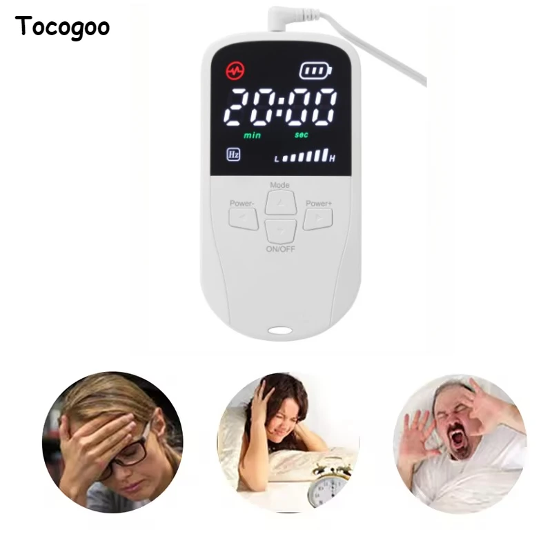 Insomnia CES Touch Screen Sleep Aid Instrument Promotes Fast Sleep Cranial Electrotherapy Hypnosis Anti Depressant Anxiety