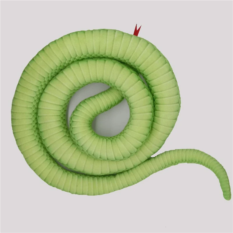 70-200 سنتيمتر مقلد الأفعى ألعاب من القطيفة نابض بالحياة بيثون محشوة دمية لينة الحيوان الأفعى بوا أناكوندا بلوشي هدية عيد ميلاد غرفة ديكور #5