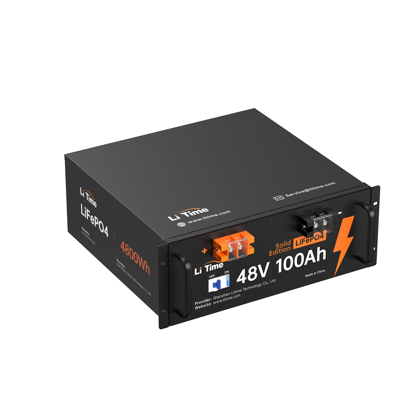 

48V 100Ah Server Rack LiFePO4 Solar Battery Bank Lithium LiFePO4 Battery Perfect For Solar System &Off-Grid Applications