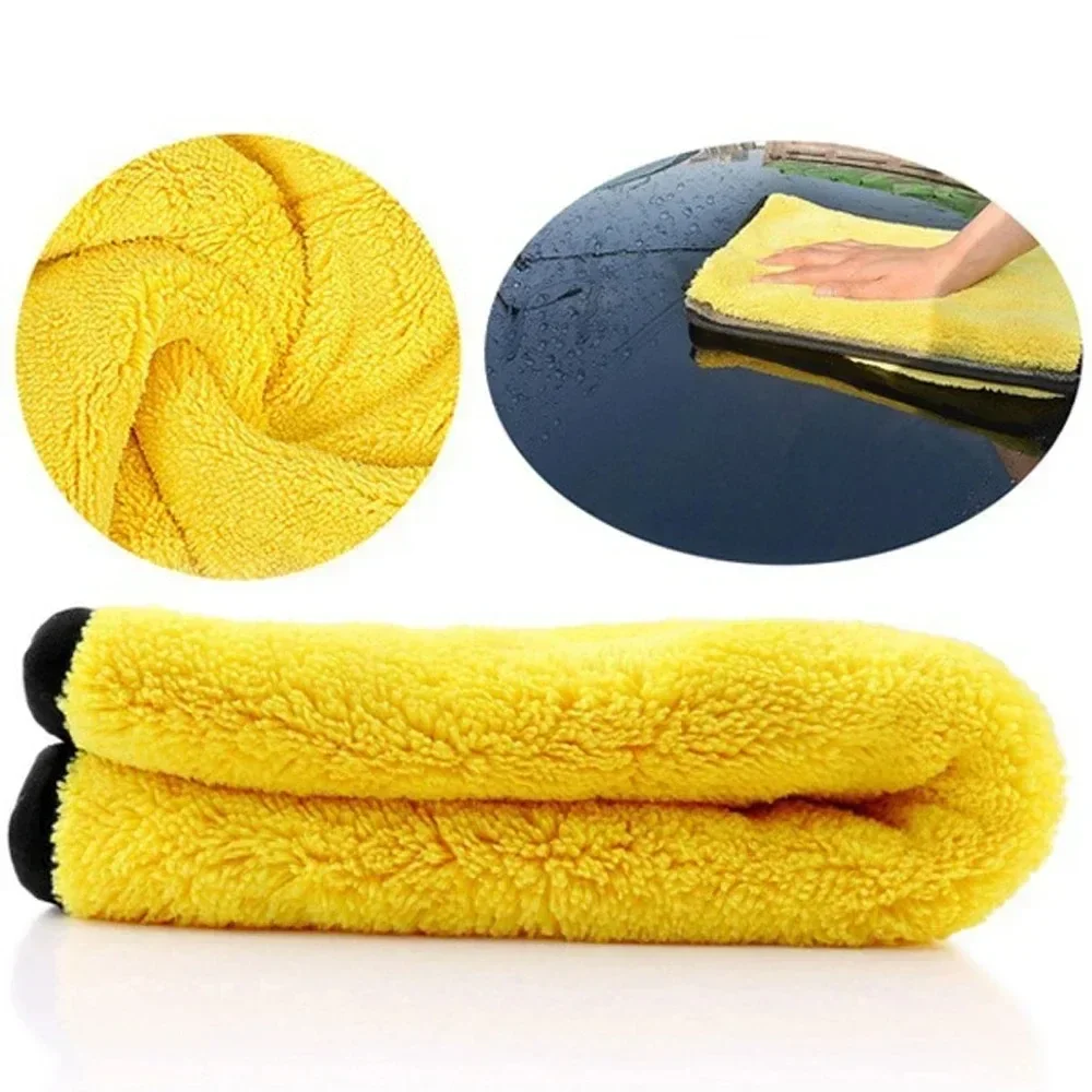 

3 Sizes Super Absorbent Car Wash Cloth, Microfiber Towel, Cleaning Drying Rag, Auto Detailing Care and Polishing Tool