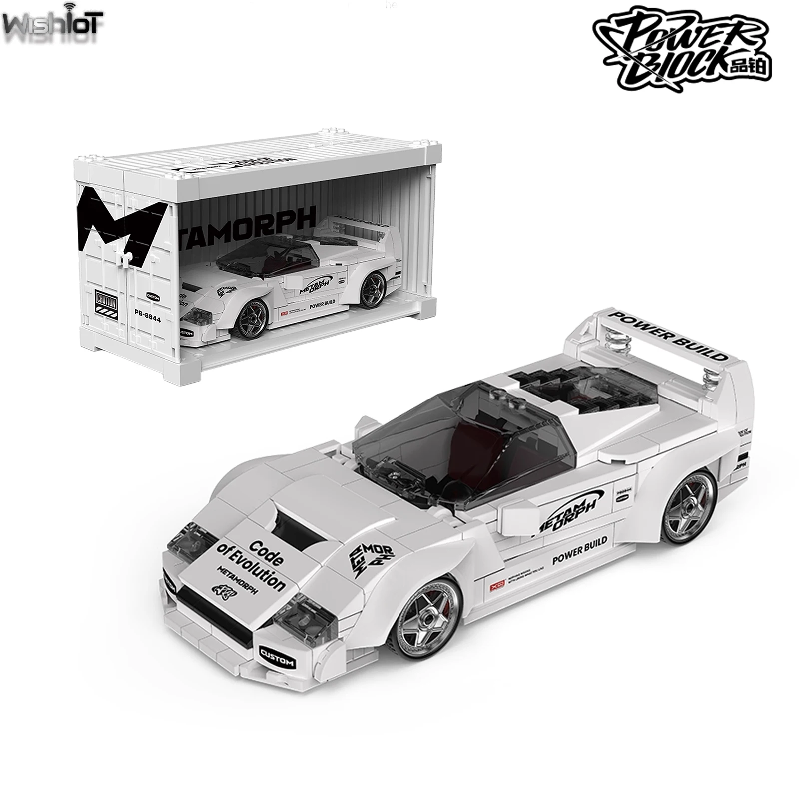 PB8844 Supercar بنة 1:32 نموذج سيارة رياضية كلاسيكية مع صندوق عرض سطح المكتب الحلي جمع لعبة الإبداعية الصبي هدية #1