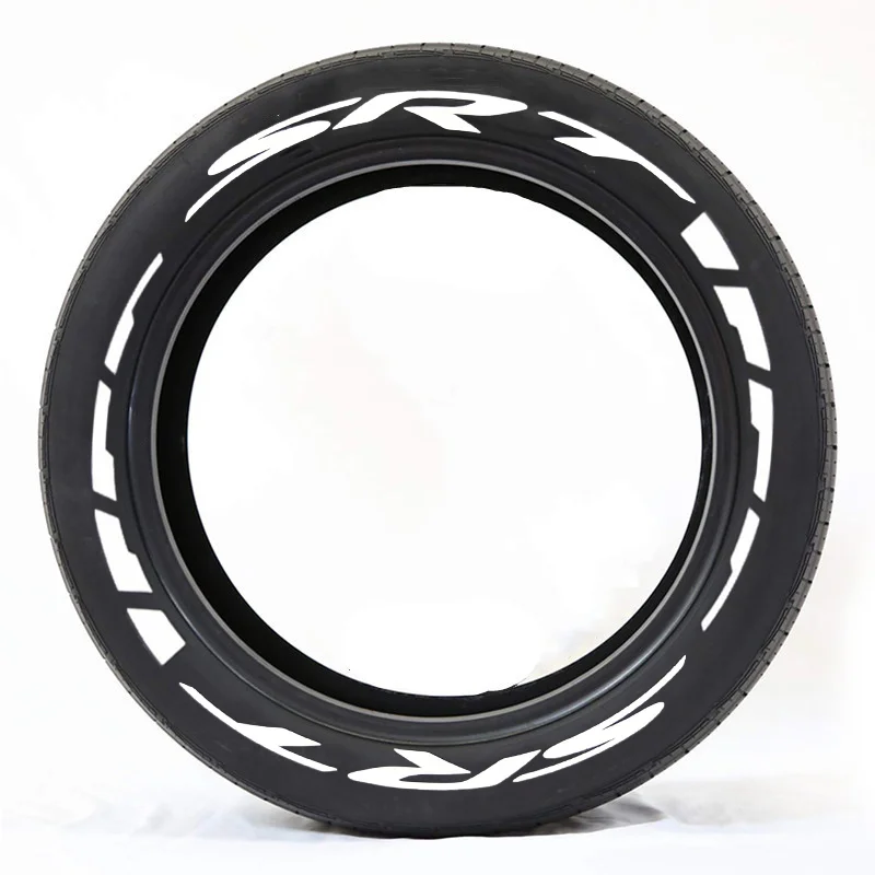Autocollants de lettrage de pneus, roues imperméables 3D, lettrage décoratif pour pneus de course du même Type de décalcomanies de voiture