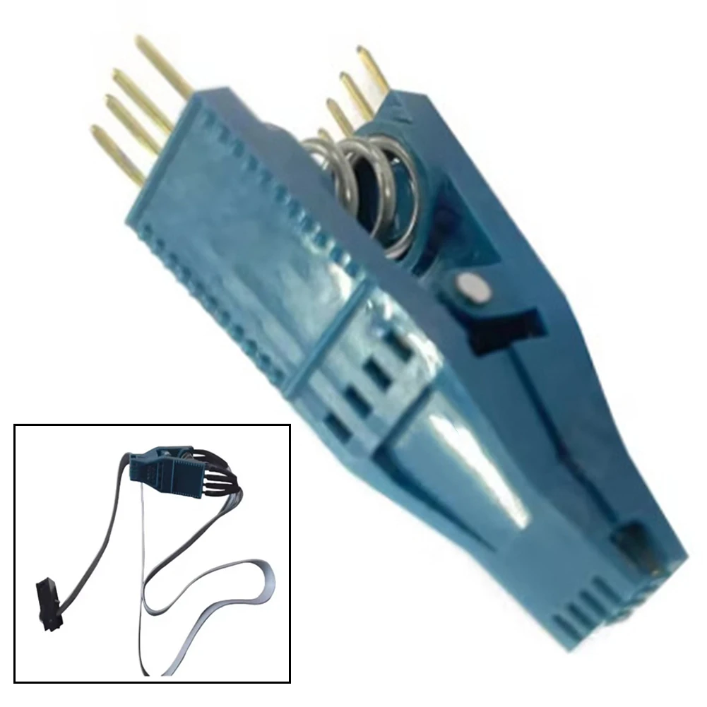 Gold Plated SOIC 8 Pin Clip 5250 Test Clip 0.1in Spacing for EEPROM for Automotive Tacho and Online Programming Uses