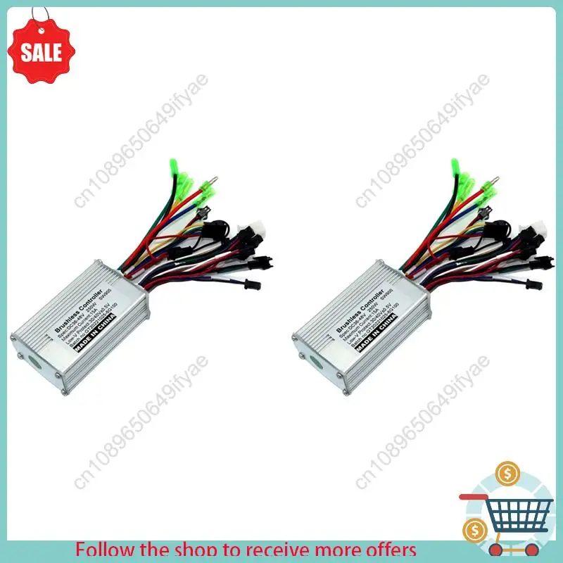 

Y67A-2X 36 В/48 В 250/350 Вт 15A Бесщеточный литиевый аккумулятор постоянного тока Бесщеточный контроллер для электрического велосипеда