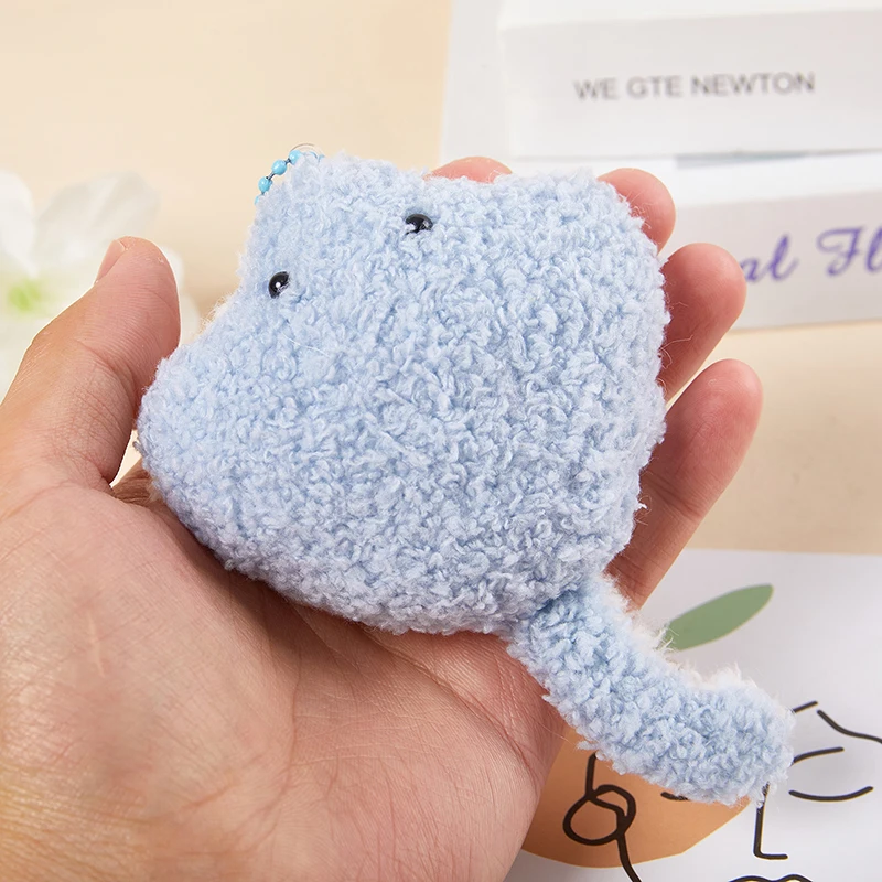 

Cute Manta Ray Plush Keychain Cartoon Marine Animal Stuffed Doll Pendant Kids Toy Bag Decor Gift