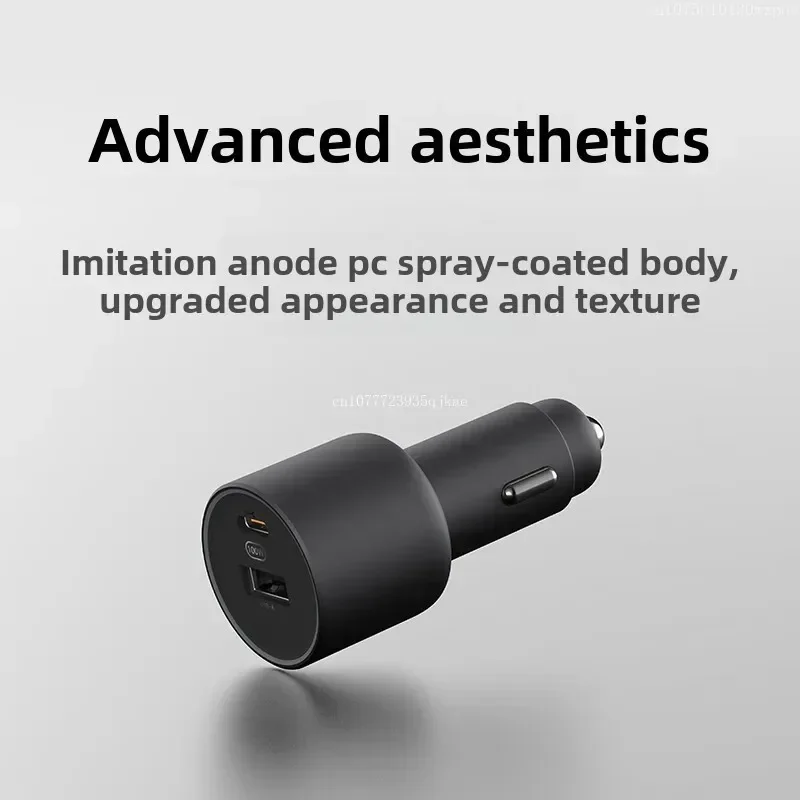 Xiaomi Car Charger Fast Charge Version 100W (1A1C) Cigarette Lighter Charging Car Charger One to Two Type-C Fast Charge