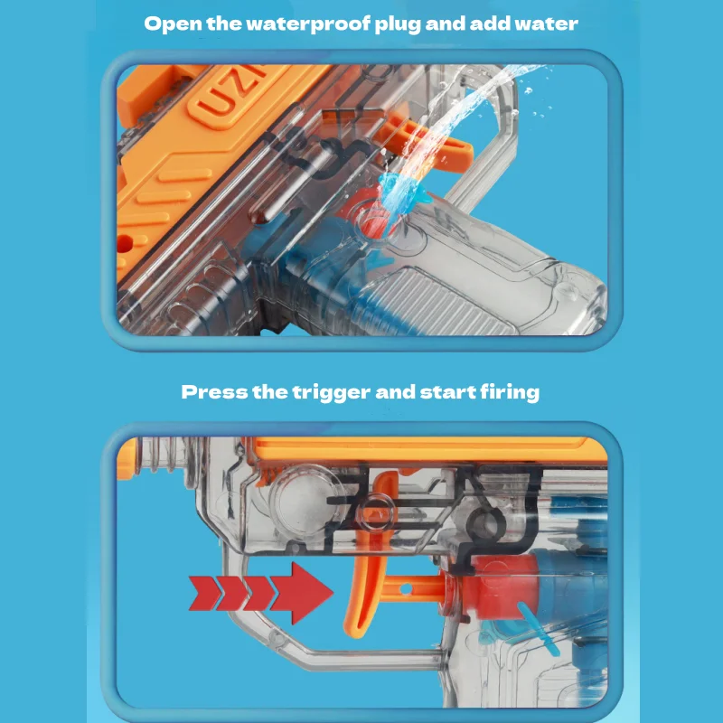 Mini waterpistool voor kinderen, waterpistolen, sproeiers, blasters voor jongens en meisjes, zwembad waterspeelgoed, zomer buiten strand gevecht speelgoed
