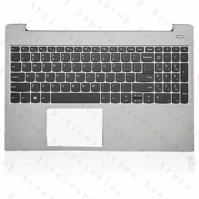 

F Palmrest US Keyboard Silver without Touchpad for Lenovo Ideapad S340-15IWL