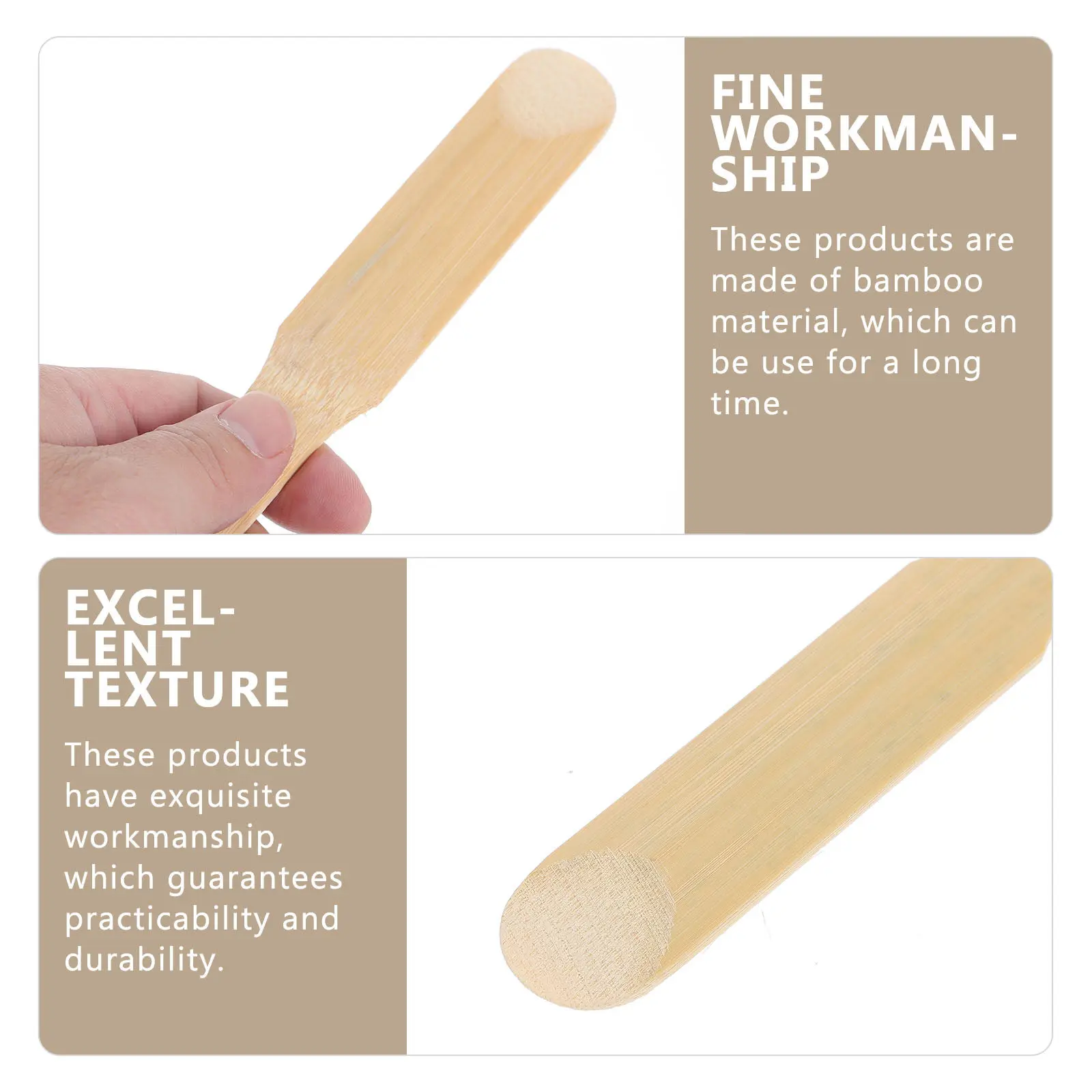 6Pcs Dumpling Stuffing Spoons Bamboo Material Kitchen Tools Dumpling Making Gadget Wonton Spoon Bamboo Spoons
