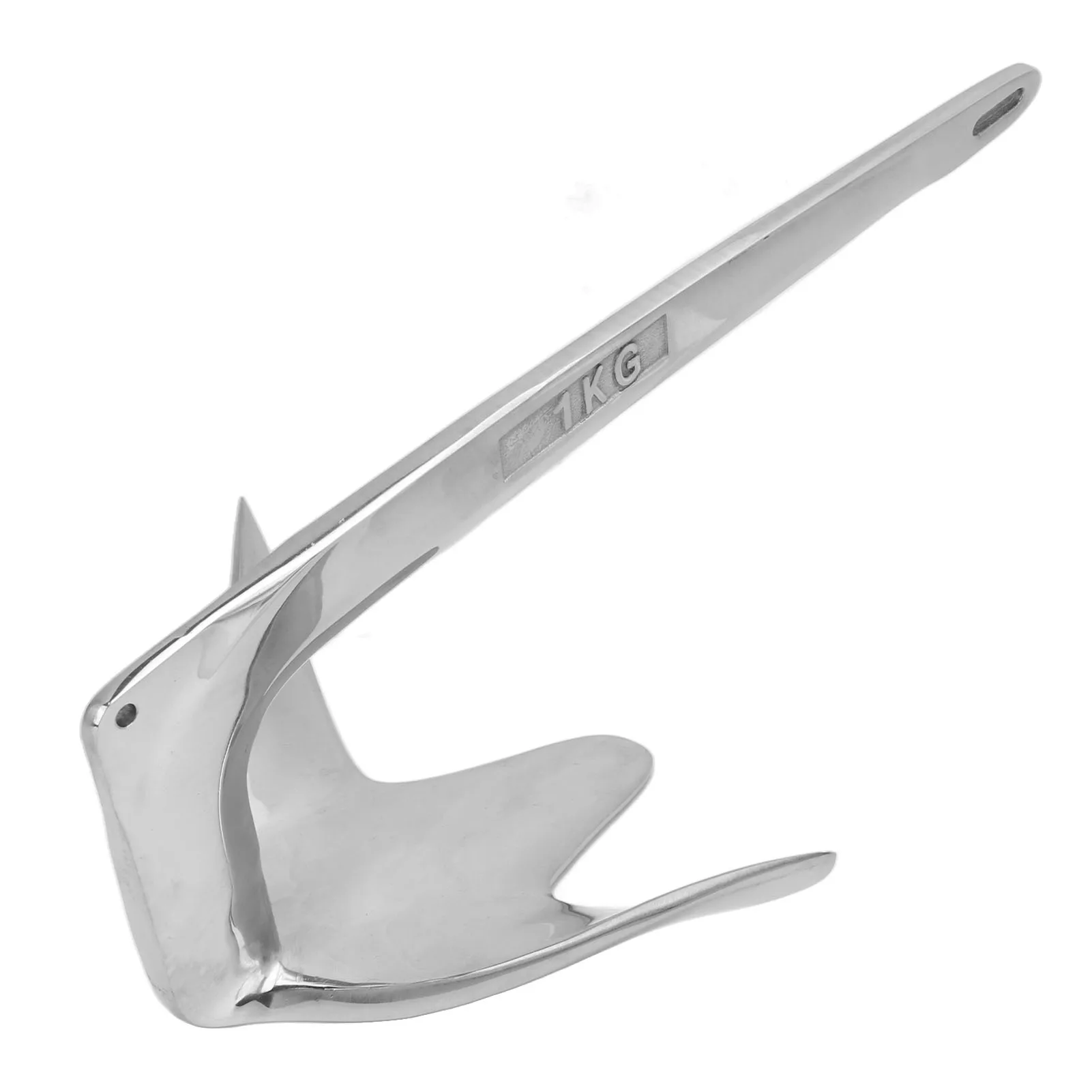 

1kg/2.2lb Claw Boat Anchor - Heavy Duty, 316 Stainless Steel, Mirror Polish - Marine Accessories - Boat Anchor Accessory,