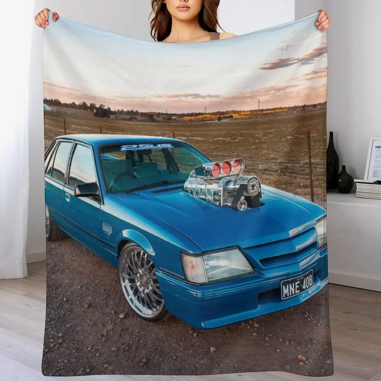 Peter Kulakovski's Holden VK Commodore Throw Blanket Warm Flannel Blanket for Couch Chair Bedroom