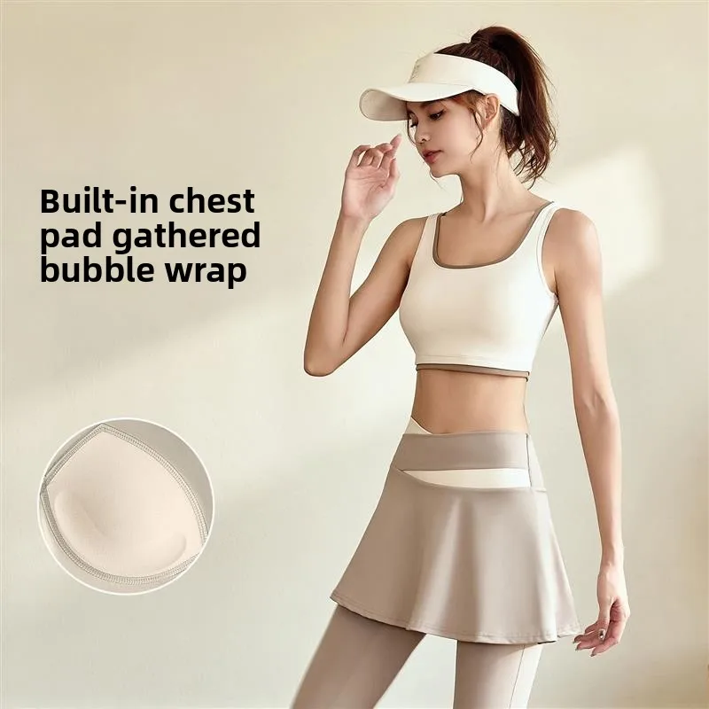 

Брюки для йоги с высокой талией, женские облегающие брюки для бега, эластичные брюки для контроля живота, осенние спортивные брюки из двух частей