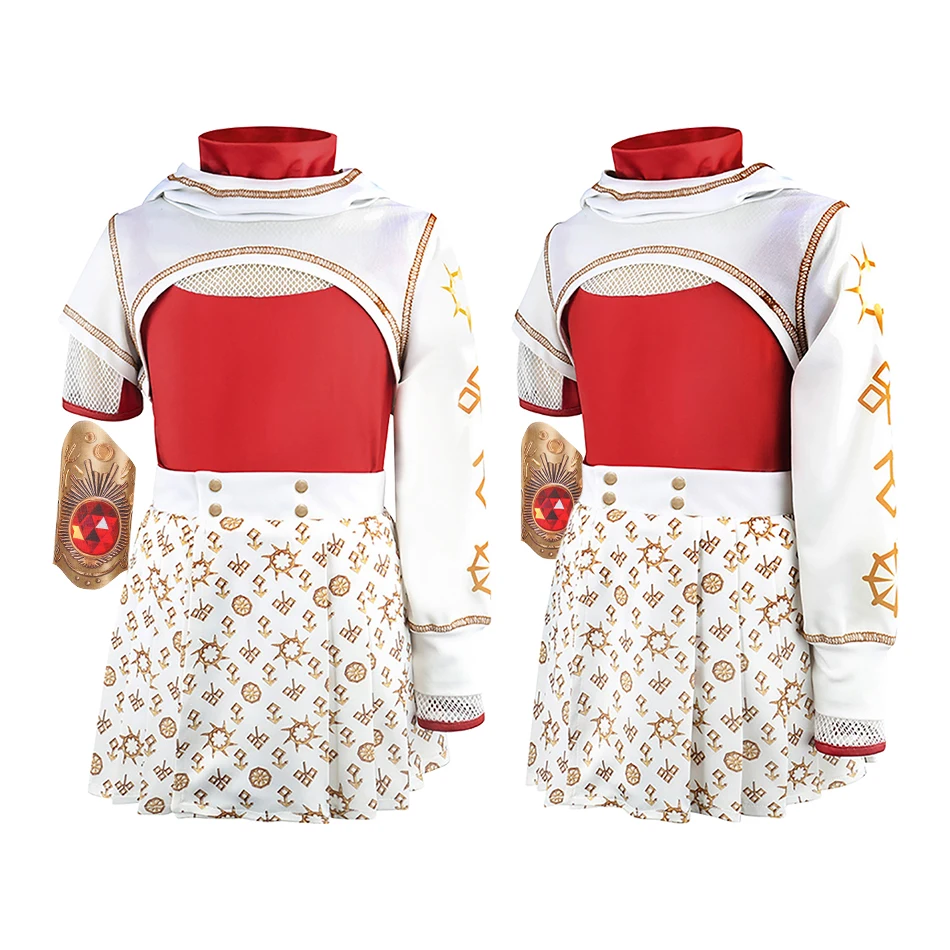 

3 Pcs Sets Kids Halloween Zombie Cosplay Clothes Girl Skirt Bracelet Set Child Christmas Carnival Party Corpse Dress Up Costumes