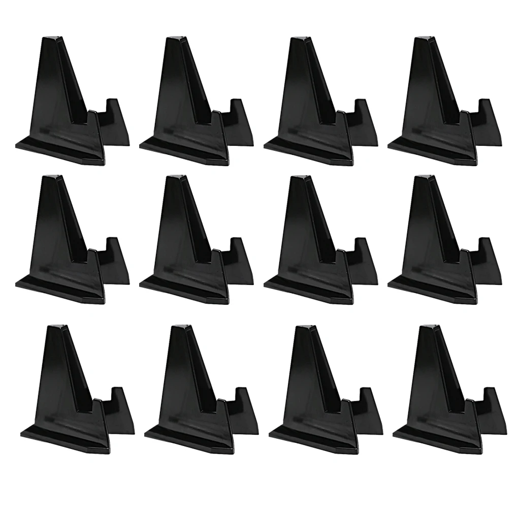 

12 Pcs Display Stand Easel Stands Displays Mount Coins Displaying