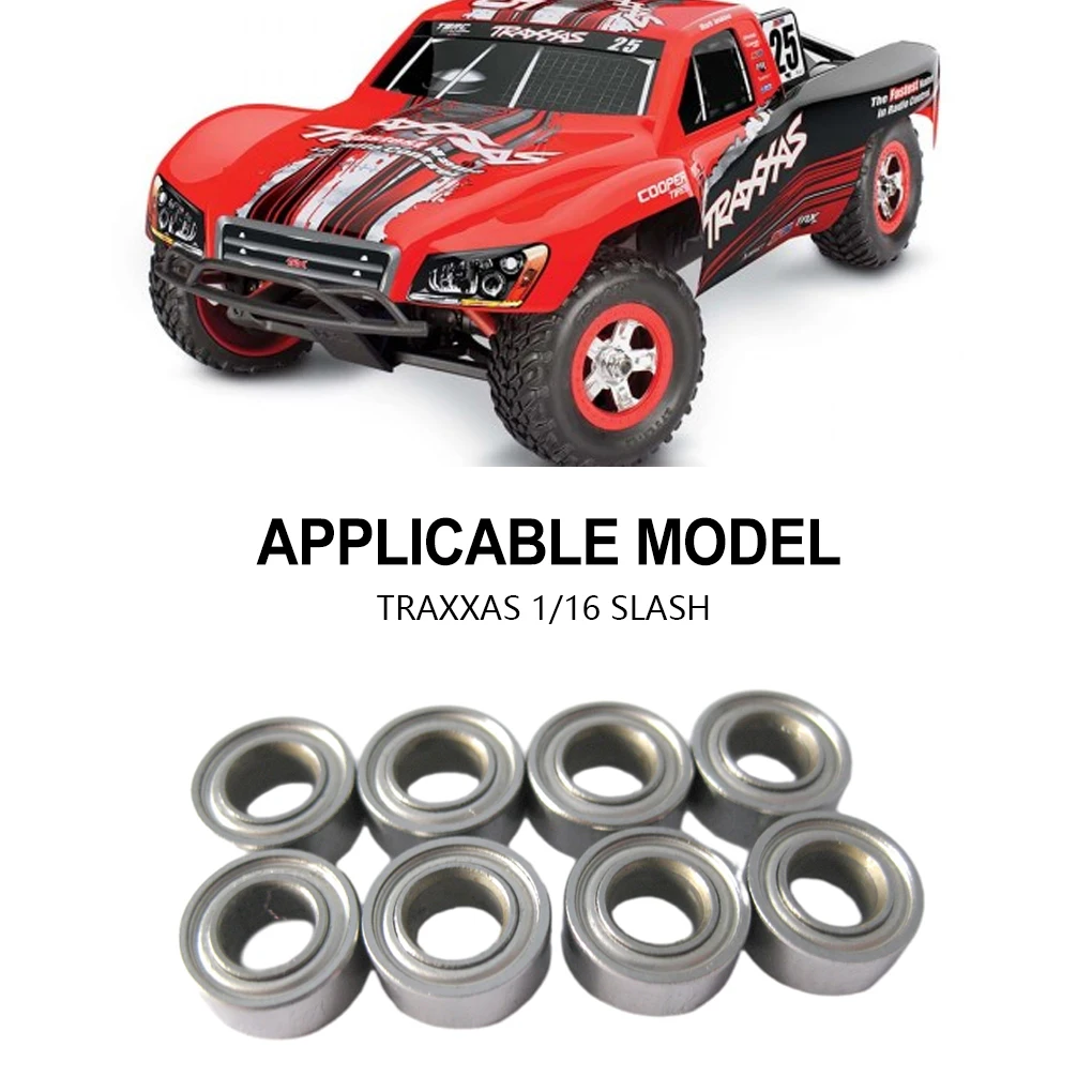 RCGOFOLLOW Aluminum Alloy Axle Carriers Rocker Tyre Nut Arm Bearing Kits For RC Traxxas 1/16 E-Revo VXL Slash 4x4 Upgrade Parts