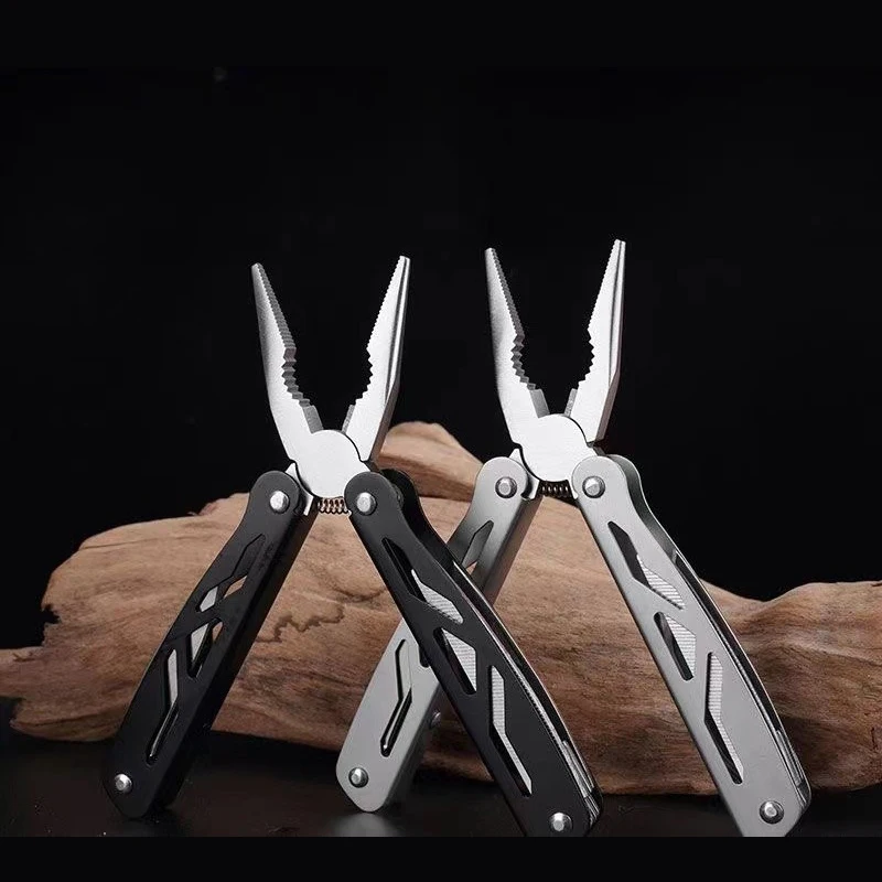 Multifunktionszange/tragbare Mehrzweckzange für den Außenbereich, Auto-Notfallausrüstung mit Batch-Kopf, Mini-Klappwerkzeug