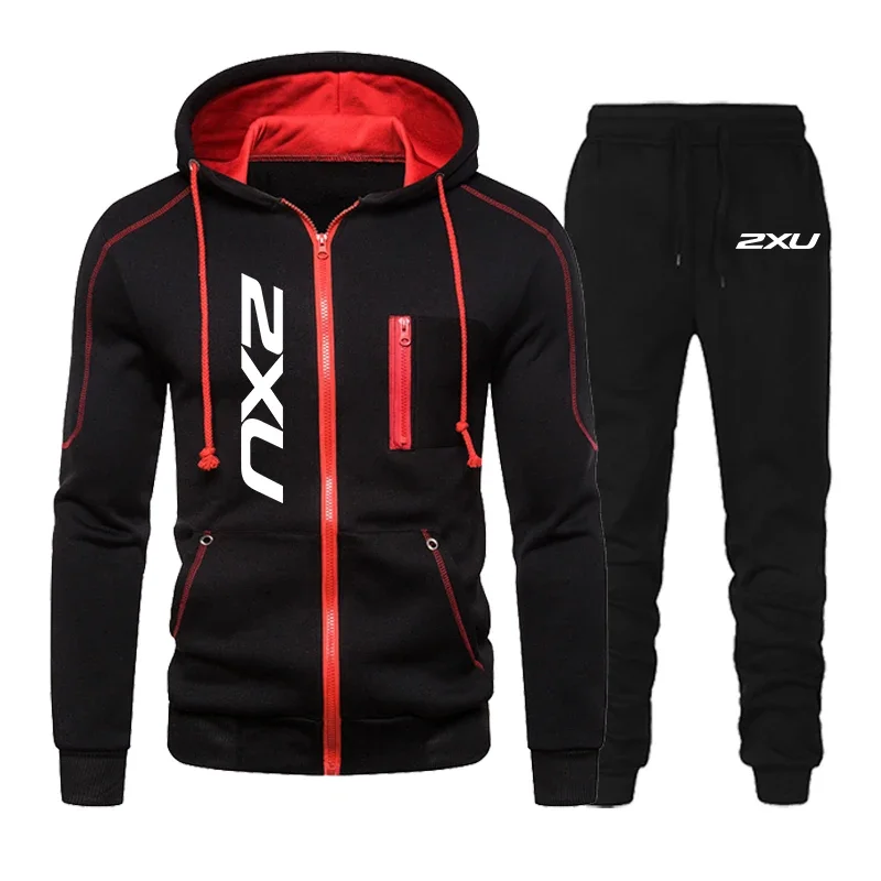 

Casual Daily Men's Tracksuit Jogging Hoodie Men Single Piece Sports Zipper Jacket Sweatshirts and Sports Pants Clothing Outdoors