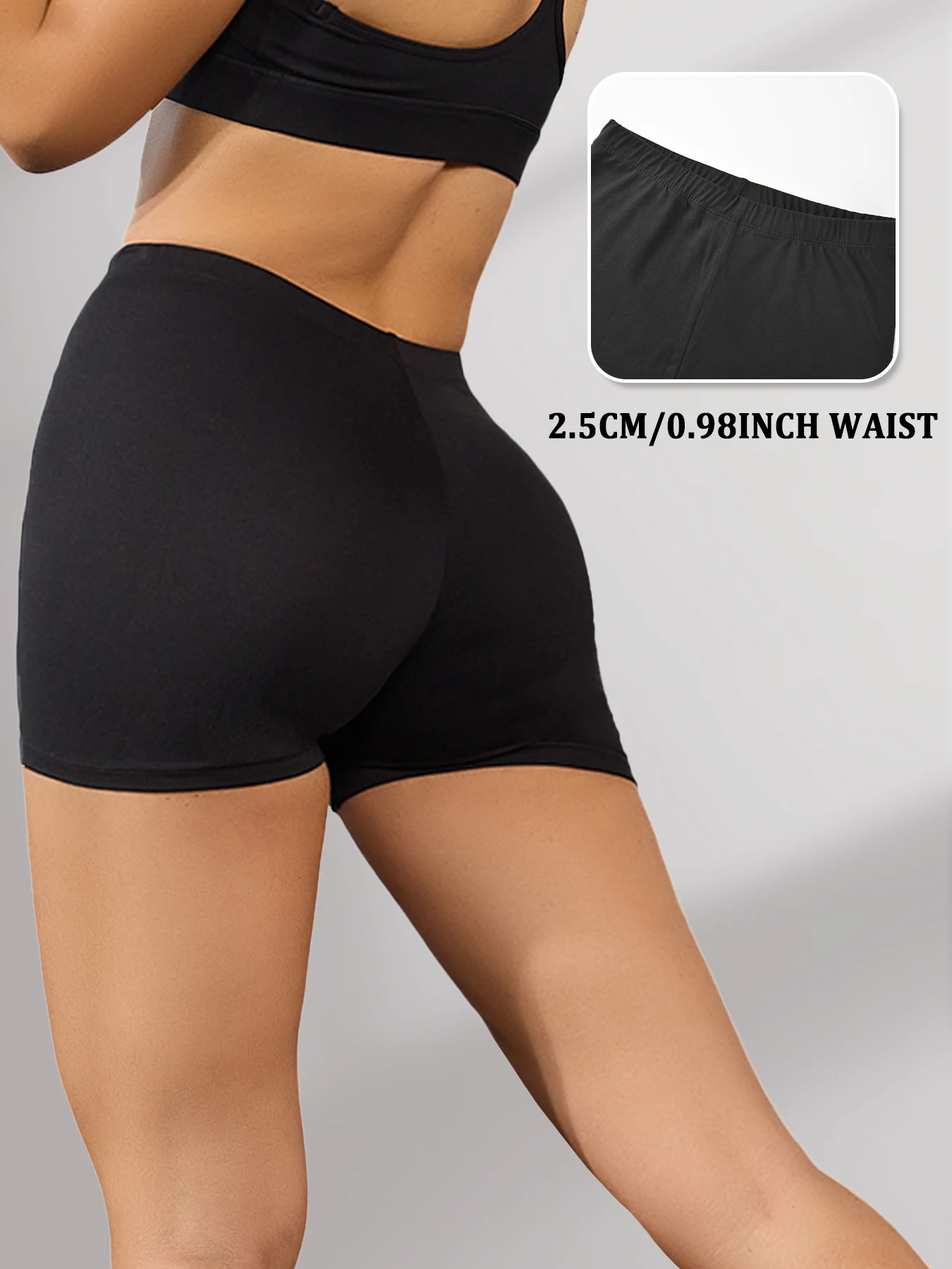 High Elasticity Sports Shorts Biker Shorts For Women Super Soft Yoga Running Push Up Gym Fitness Women's Activewear Leggings