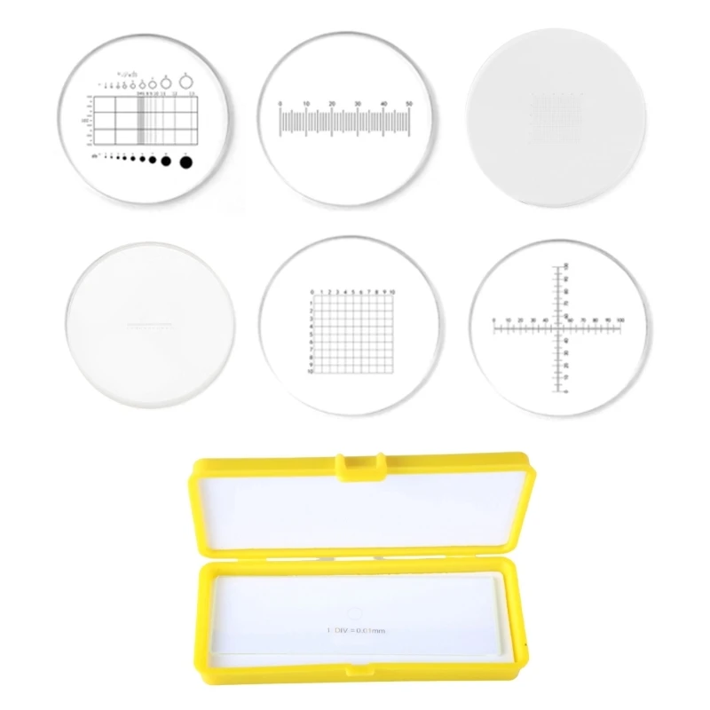 Microscope Micrometer Precision Stage Micrometer Microscope Calibration Slide Ocular Reticle Eyepiece Calibration Ruler