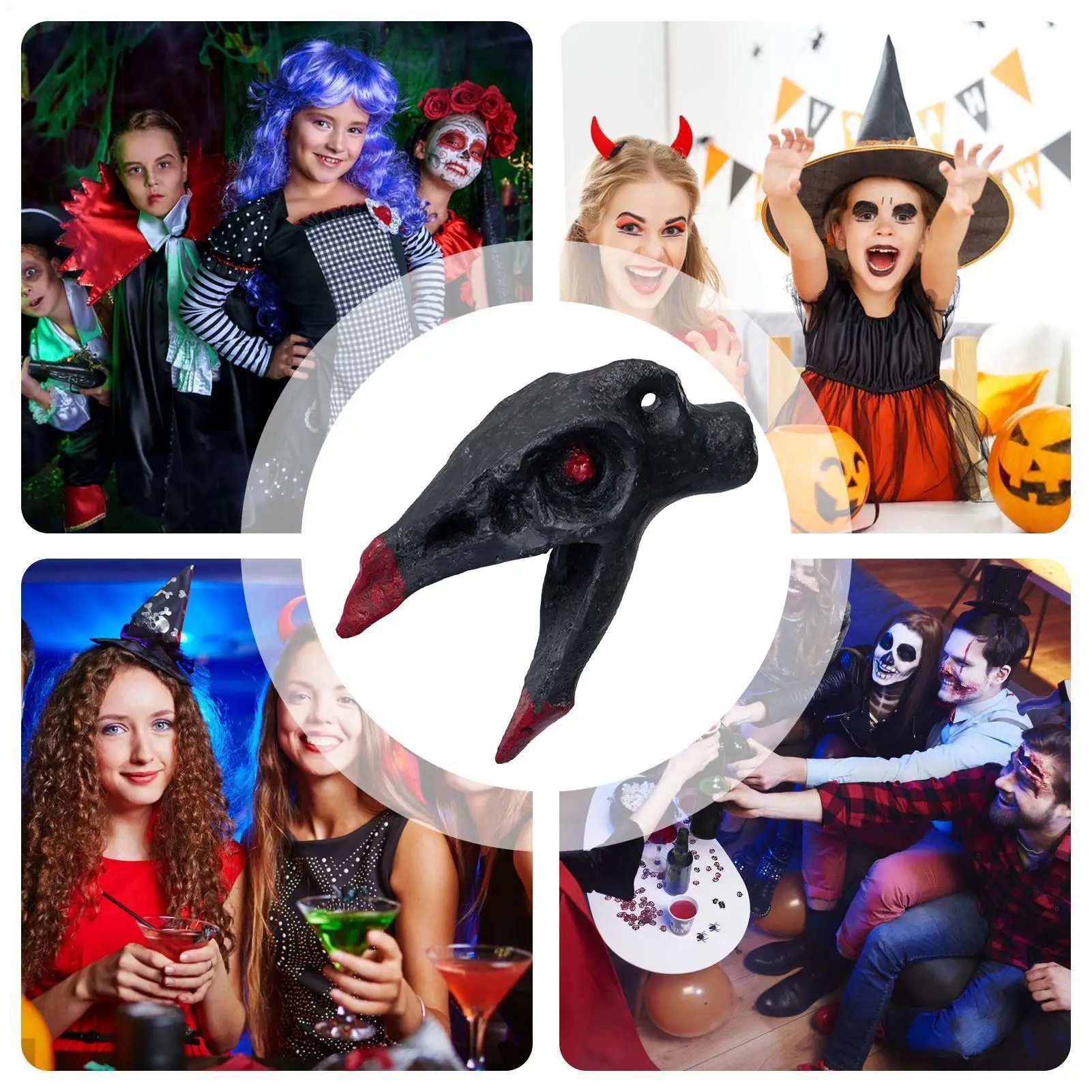 Sifflet de mort aztèque pour adultes, jouet de farces sonore pour refroidissement des os, ornement effrayant Unique pour les fêtes de vacances et les accessoires de sac d'école