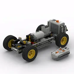 professional RC Car building block Four wheel drive 4WD differential mechanism Dual power motor Educational toys for boy gift