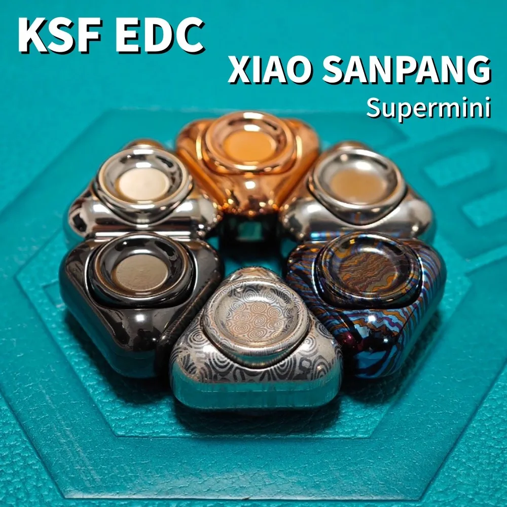 KSF EDC XIAO SANPANG Supermini Fidget Spinner Handling Feel Gyro Fidget Toys For Adults Anxiety Relief Gadgets