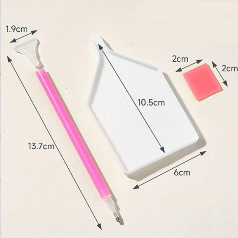 3 pezzi/set penne diamantate per nail art a doppia testa per la raccolta di glitter e kit di strumenti di fango per la decorazione delle unghie