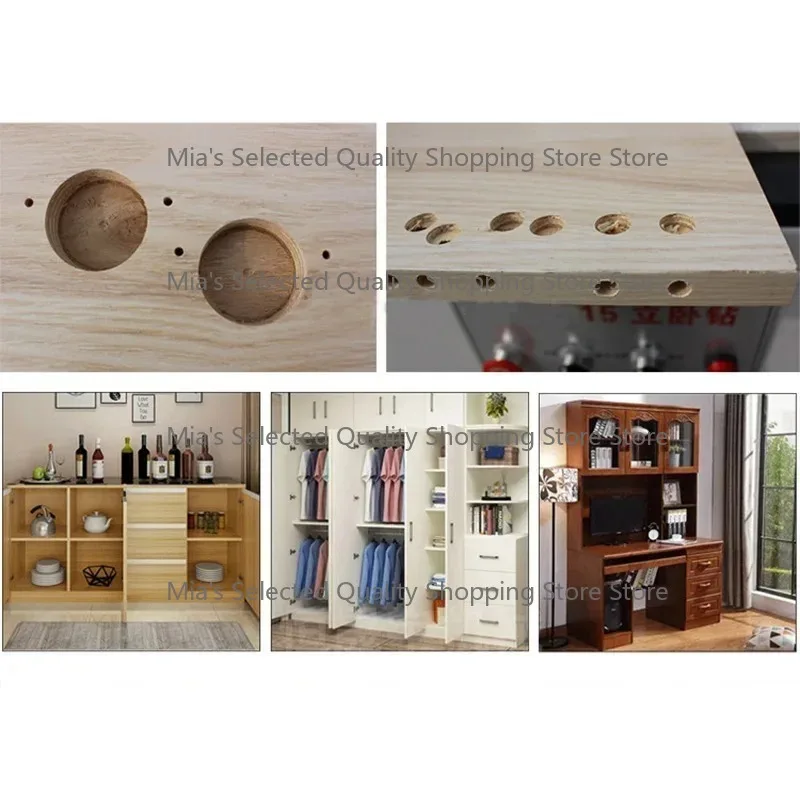 Wood Boring Machine for Cabinet Door Hinge Hole Drilling - Versatile Woodworking Tool for Home Improvement