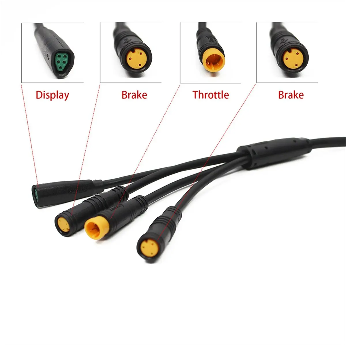 ♬◤Popular Style  ◥ New Outdoor Motor Cable 108CM CAN Protocol Accessories Parts for