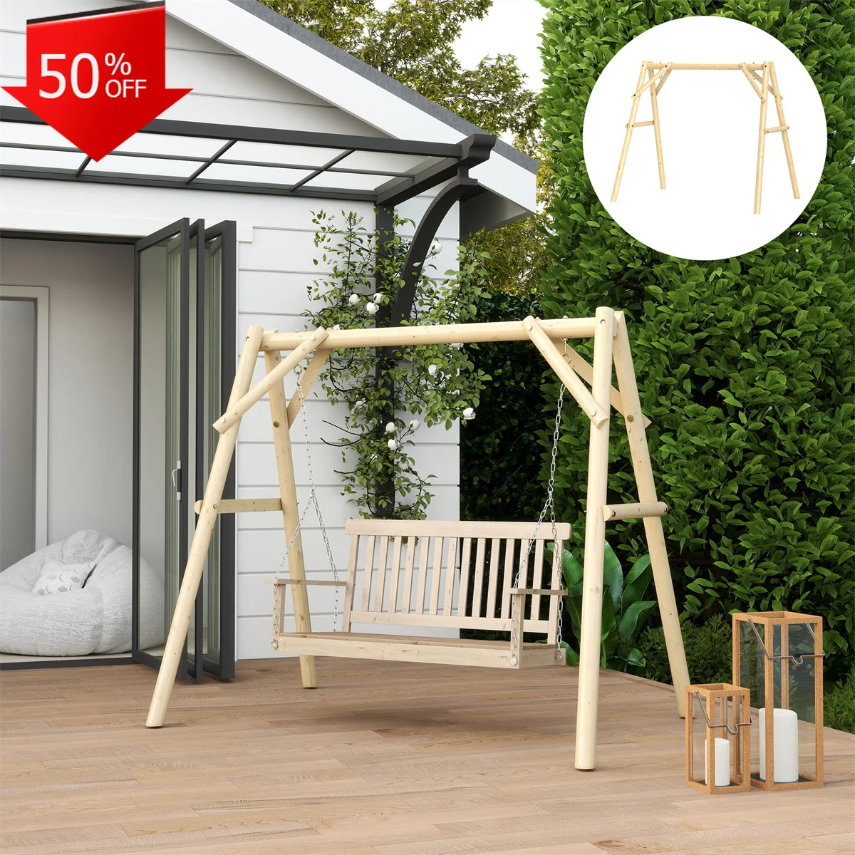 

Swinging Chair Hammock Outdoor Garden Street Swing Sets Out Door Furniture Clearance Terrace and Garden Balancines Arjih Balance