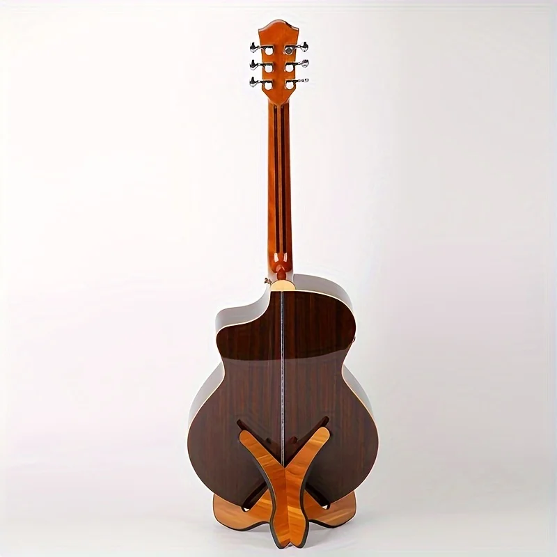 Portable wooden guitar stand, universal guitar stand, sturdy and detachable stand, convenient for storage and travel