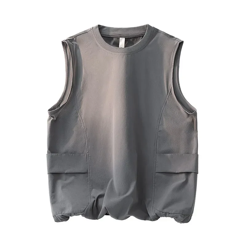 Men's Tank Top Summer Plus Size 8XL Loose Fit Sleeveless T-Shirt Casual Sports Trendy Oversized Vest for Teenagers Breathable