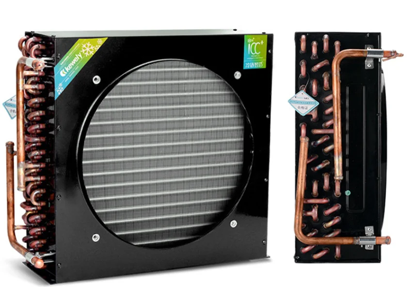 Industrial Air Condenser & Condenser Coil with Motor, 7500W High Cooling Capacity Water Chiller for Seafood Farming