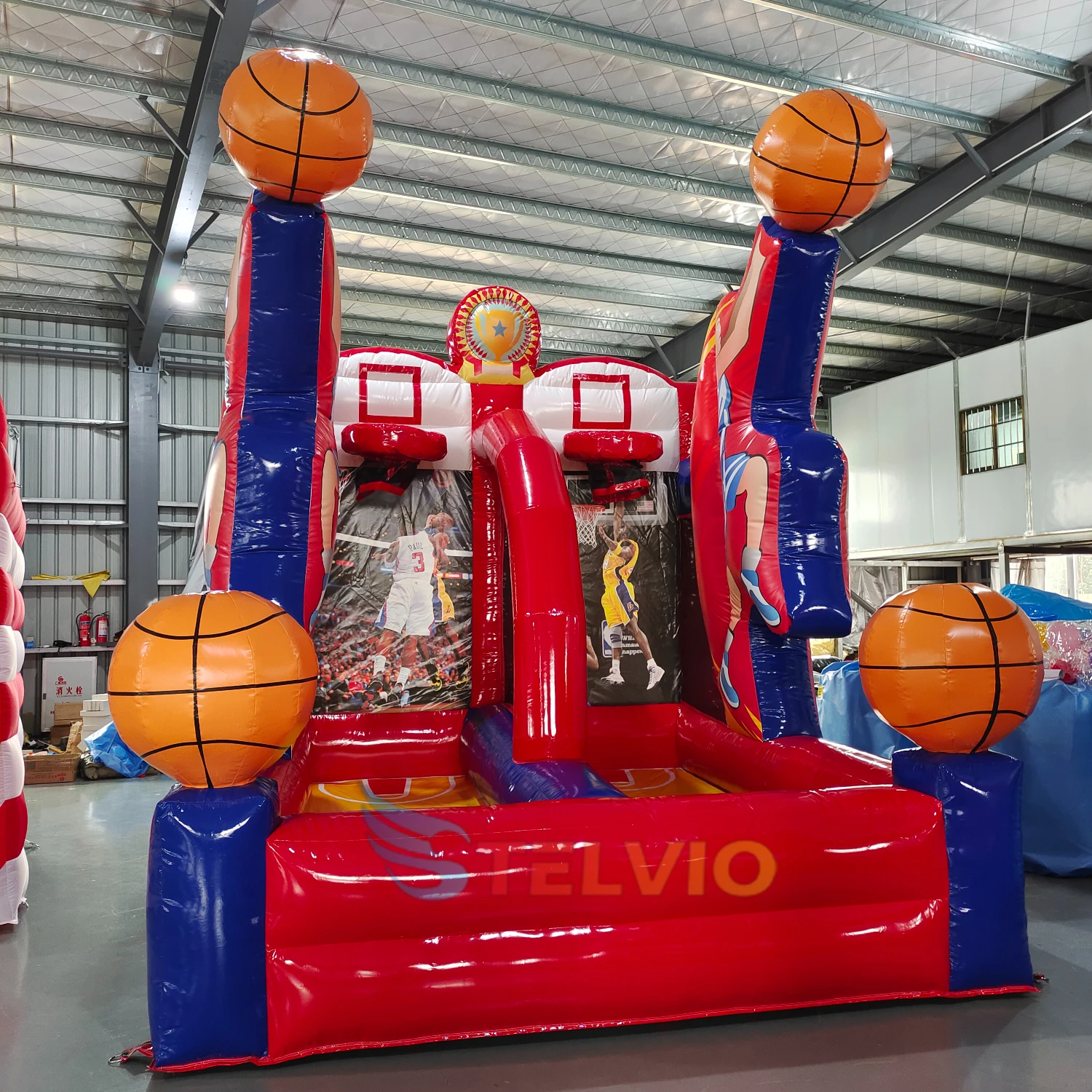 

Carnival Basketball Game Inflatable Basketball Shooting Game Inflatable Basketball Hoop for Backyard