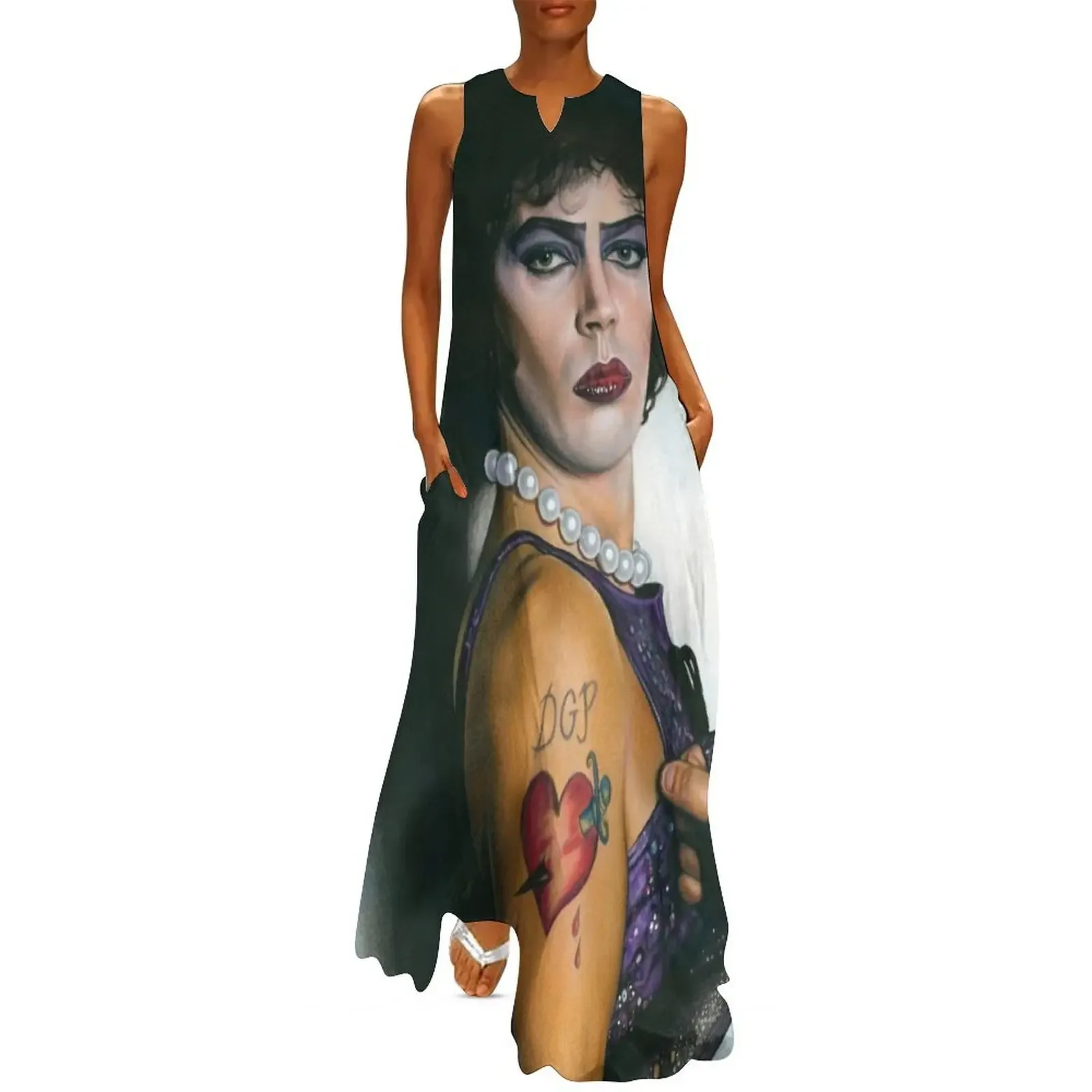 

Absolute Pleasure Long Dress dress for women Beachwear long sleeve dress womans clothing