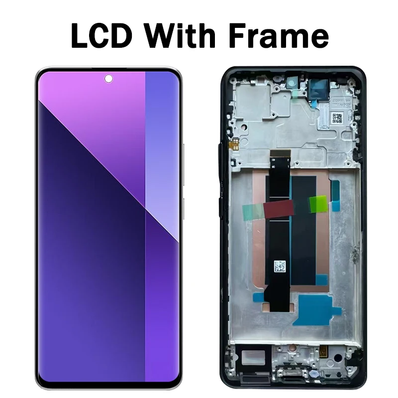 TFT Quality For Xiaomi Redmi Note 13 Pro+ 5G 23090RA98C LCD Touch Screen Digitizer For Redmi Note13 Pro Plus Display Frame