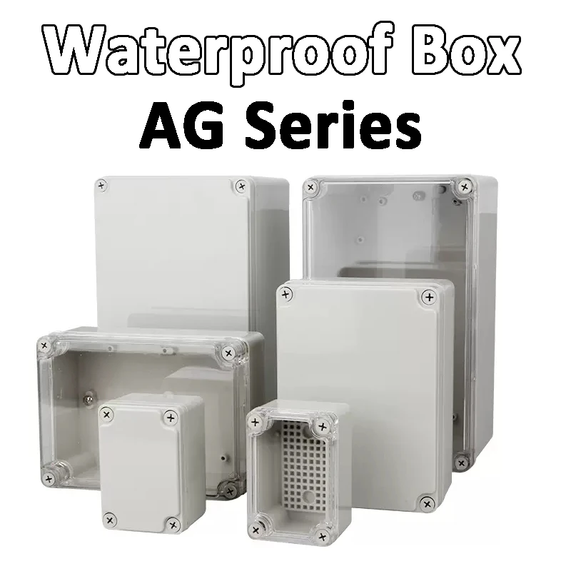 Waterproof Dustproof IP67 Junction Box AG DIY Project Box Power Housing Monitoring Enclosure Seal Button Distribution Case