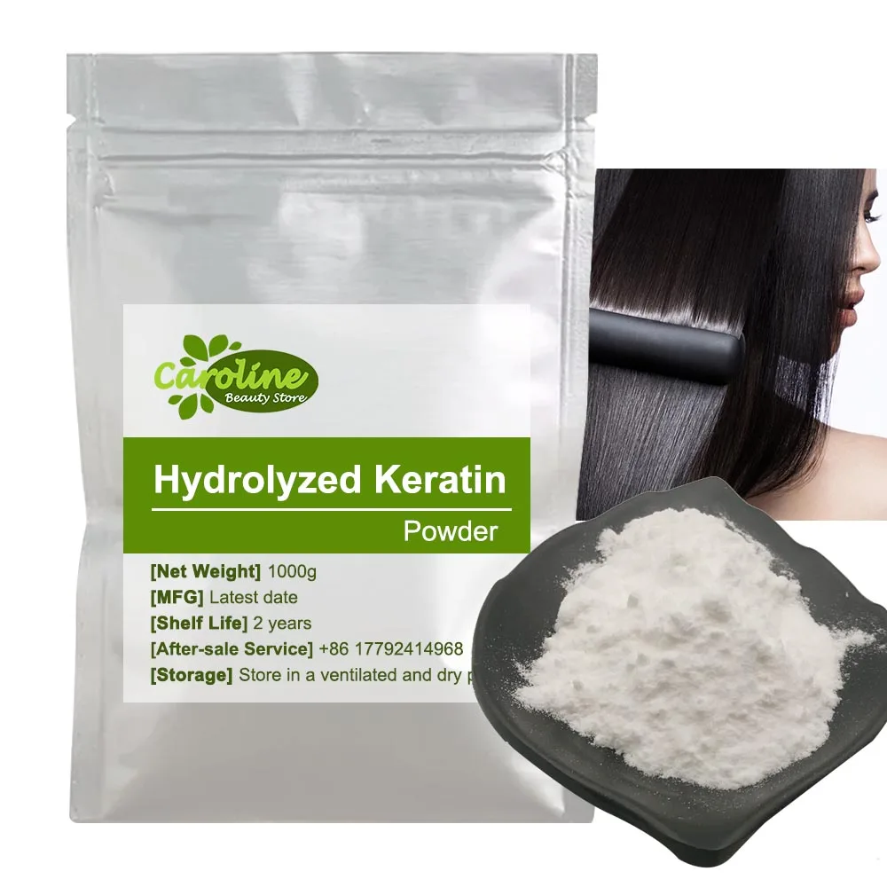 Bester Preis hydrolysiertes Keratin pulver für die feuchtigkeit spendende Reparatur der Haarpflege