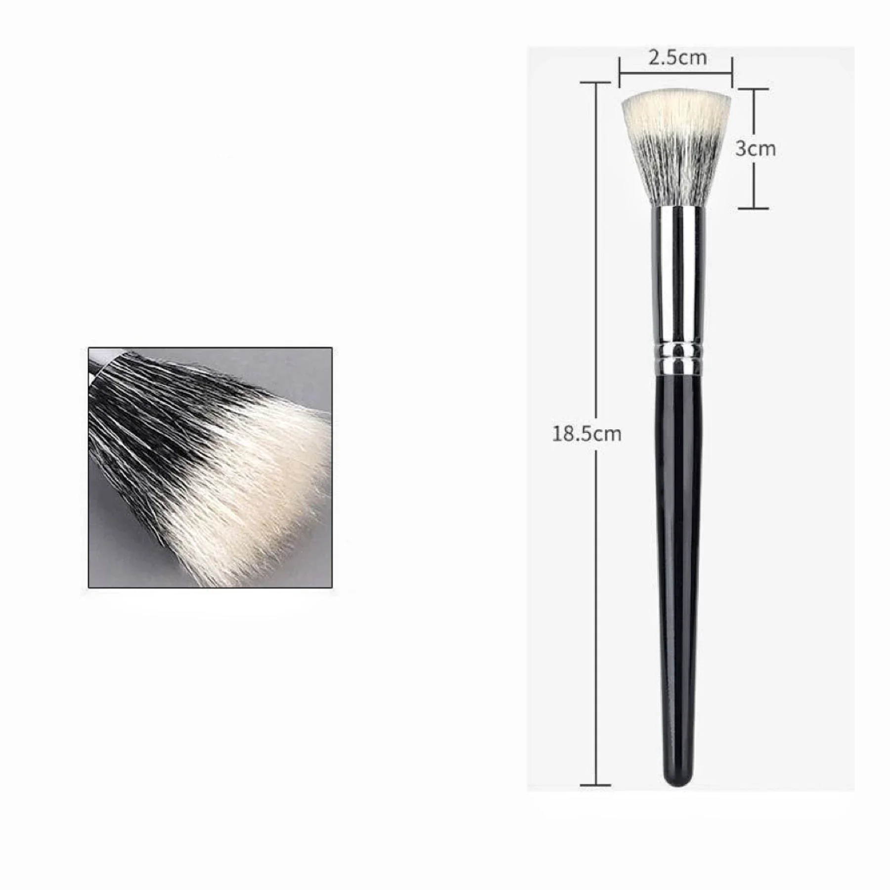 1PC Stippling Blush Brush Blending Brush Makeup Brush Soft Wool Professional Concealer Highlighter Brushes Women Cosmetic Tools
