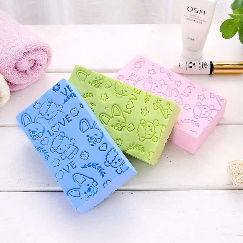 Bath Sponge Scrub Shower Soft Exfoliating Body Skin Shower Spa Bath Brush Washing Sponge Pad Sponges Cleaning Spa Bath Ball