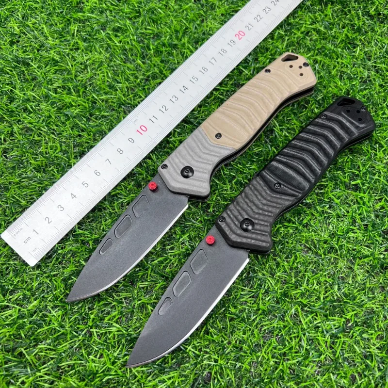 

Новый нож BM593BK из углеродного волокна с ручкой G10, многоцелевой портативный карманный нож для выживания для кемпинга
