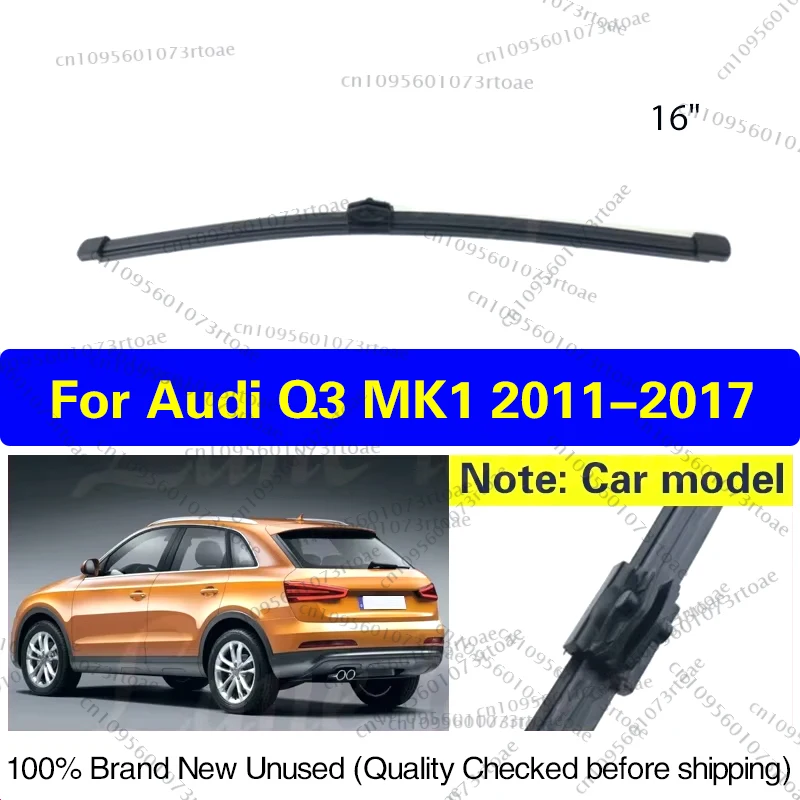 

16" Rear Wiper Blade For Audi Q3 MK1 2011 - 2017 Windshield Windscreen Clean Tailgate Window Car Rain Brush Car Accessories