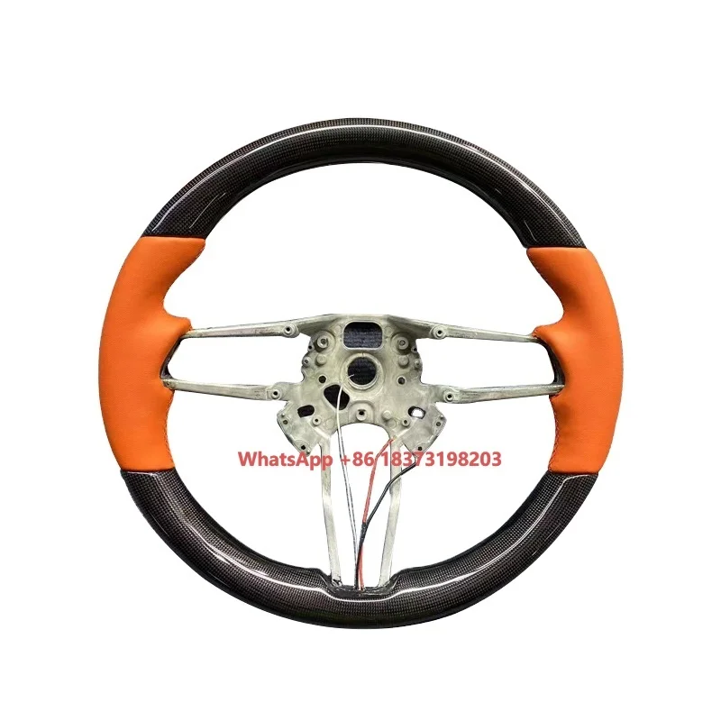 

Old & New Model Carbon Fiber Steering Wheel with Electric Heating Retain Feature Foreign Trade Cross-Border Supply for Cars