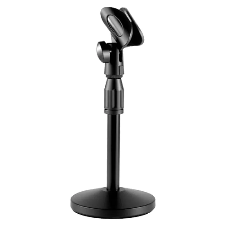 Desktop Microphone Stand Height and Angels Adjustable for Diameter Max 1.77 Desk Mic Stand Holder Table Microphone Holder Hold