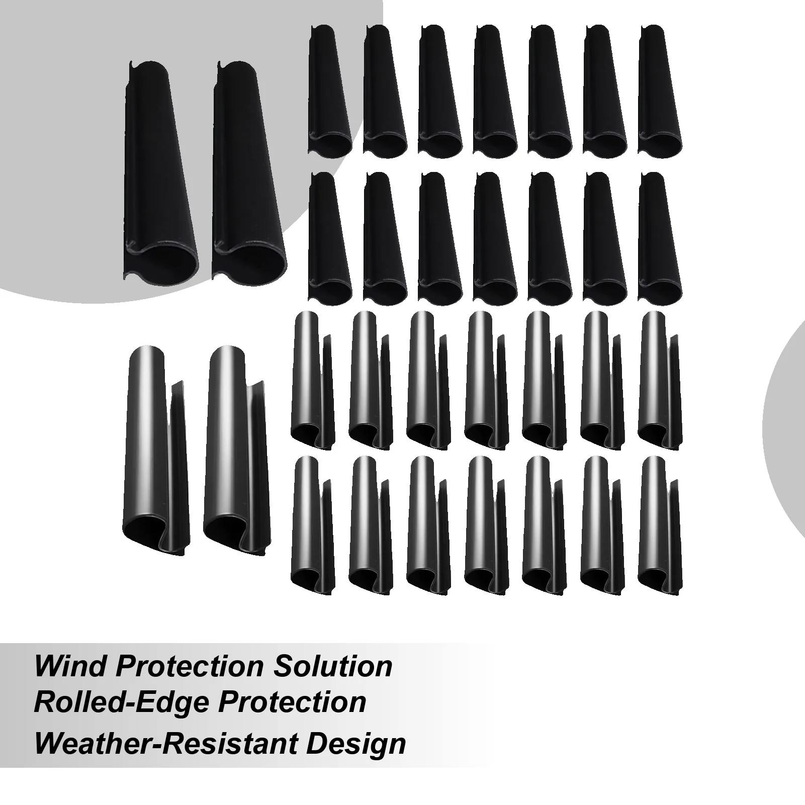 

Winter Pool Cover Clips Secure Grip Anti-Slip 4.7in Wind Guard Clips for Pool Cover for Gardening Enthusiasts Beginners